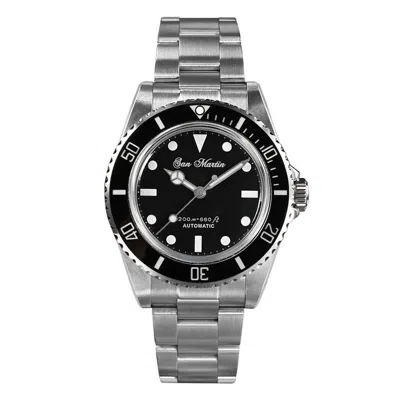 Pre-owned San Martin Diver Watch Men,mens Luxury Watches 20bar Water Ghost Wristwatch
