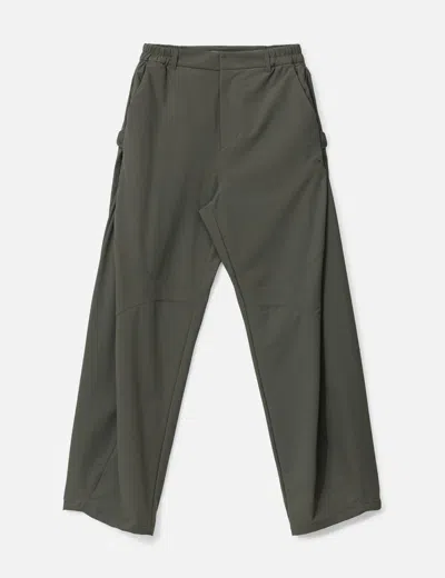 San San Gear Side Snap Pants In Green