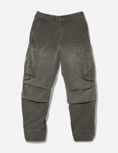 San San Gear Washed Corduroy Pants In Gray