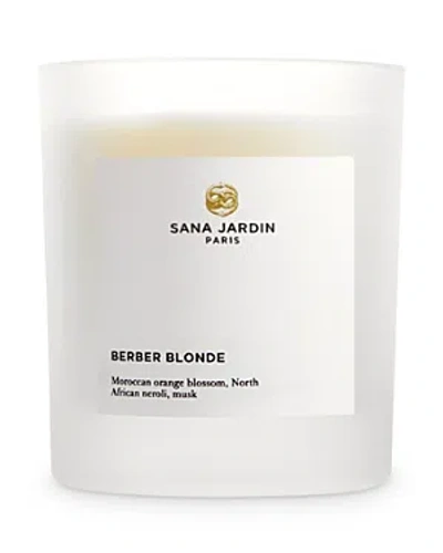 Sana Jardin Berber Blonde Candle In White