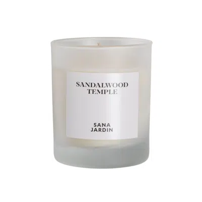 Sana Jardin Sandalwood Temple Scented Candle In White