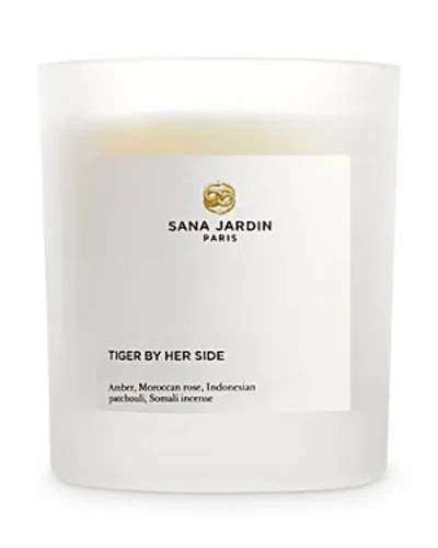 Sana Jardin Tiger By Her Side Candle In White