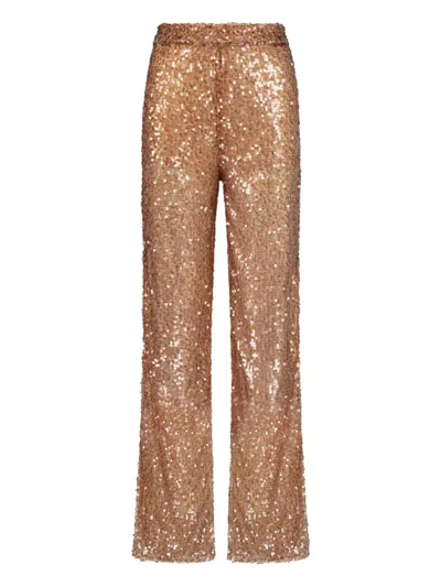 Sana Osmani Priapre Sequin Side-split Trousers In Multi