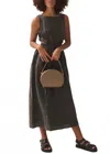 Sancia Anzola Dress In Charcoal In Neutral