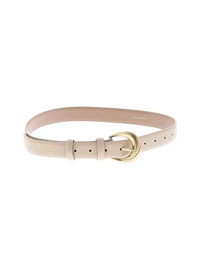 Pre-owned Sancia Belt In Ivory