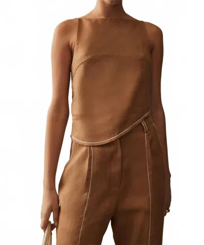 Sancia Coralie Top In Honey In Brown