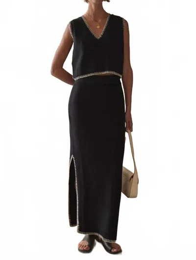 Sancia Bronwynne Knit Vest In Black