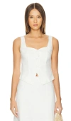 Sancia The Charlotte Top In 白色