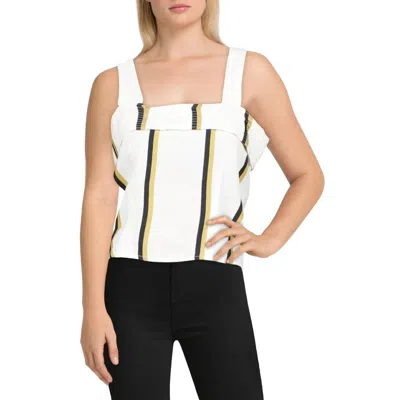 Sancia Cibile Womens Tencel Blend Square Neck Crop Top In Multi
