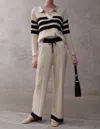 Sancia Cielo Knit Pants In Almond Noir In Multi