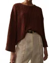 Sancia Country Club Sweater In Mushroom In Brown