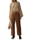 Sancia Country Club Sweater In Sand In Neutral