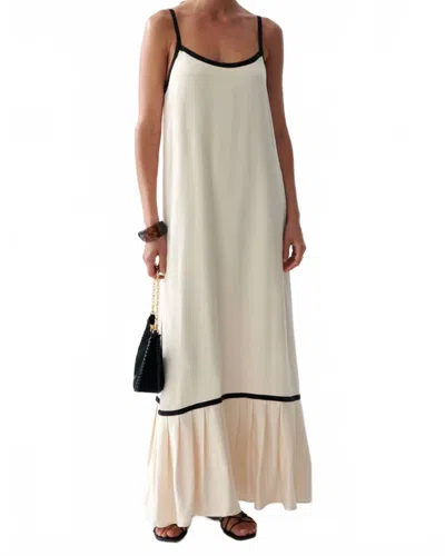 Sancia Delany Dress In Ivory In Purple