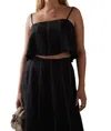 Sancia Effie Top In Noir In Black