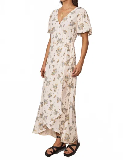 Sancia Emilia Dress In Esra Floral In Neutral