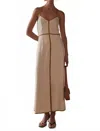 Sancia Isobel Maxi Dress In Beige In Neutral