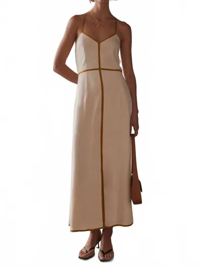 Sancia Isobel Maxi Dress In Beige In Neutral