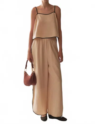 Sancia Jalia Top In Fawn In Neutral