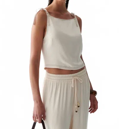 Sancia Jojo Top In Ivory In Gray
