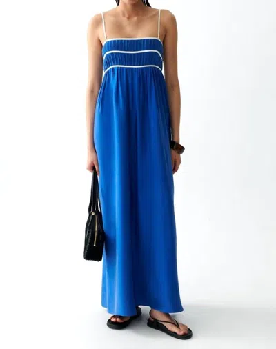 Sancia Jules Maxi Dress In Azure In Multi