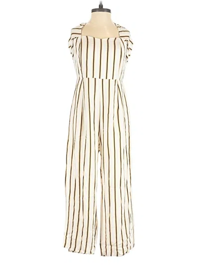 Pre-owned Sancia Jumpsuit In Ivory