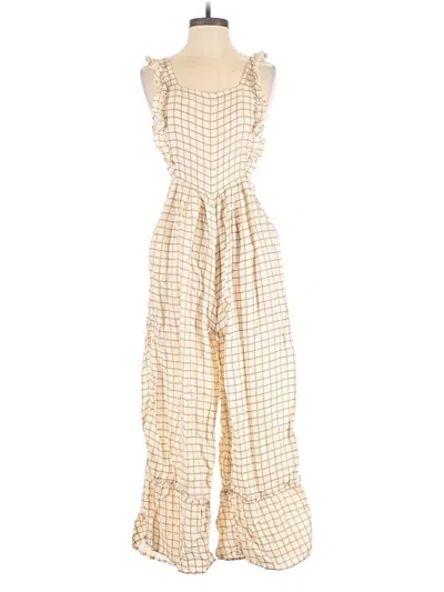 Pre-owned Sancia Jumpsuit In Ivory