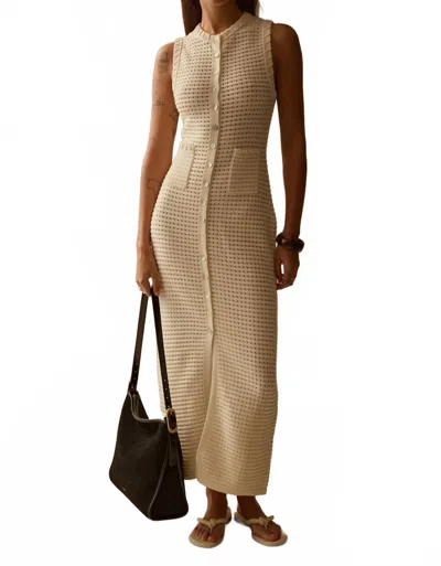 Sancia Kamila Knit Dress In White