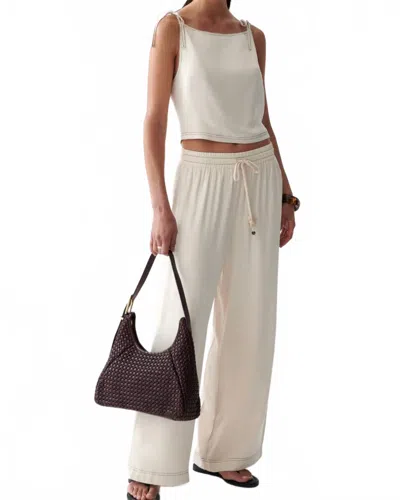 Sancia Lottie Pants In Ivory In Transparent
