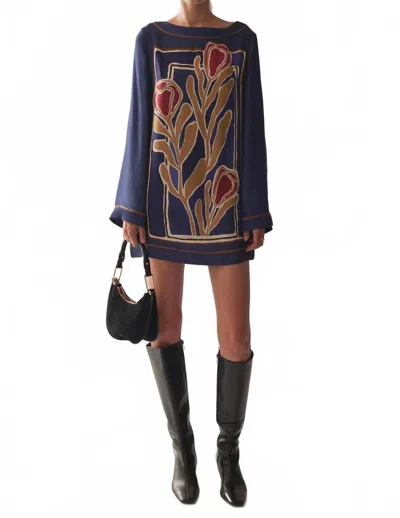 SANCIA LYON MINI DRESS IN LISSE TULIP