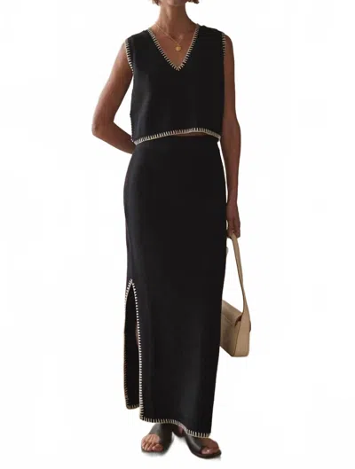 Sancia Maya Maxi Skirt In Noir
