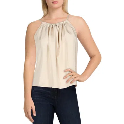 Sancia Mila Womens Ruched Drapey Crop Top In Pink