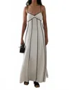 Sancia Odele Maxi Dress In Porcelain In White