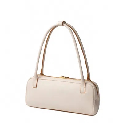 Sancia Park Street Handbag In Cream In White