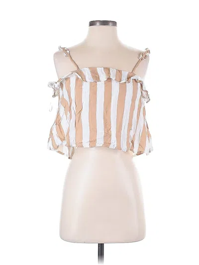 Pre-owned Sancia Sleeveless Blouse In Ivory