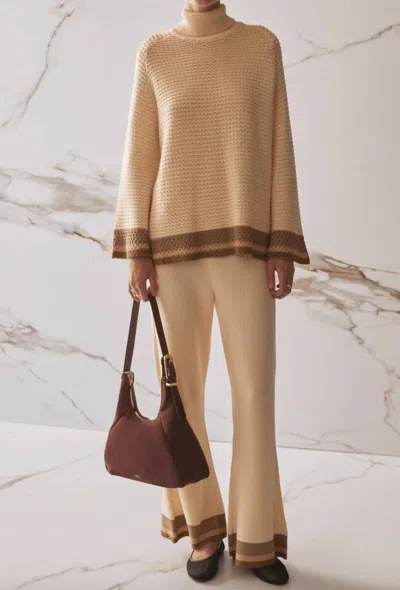 Sancia Soul Knit Jumper Sweater In Sycamore-stripe In Brown