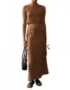 Sancia Talulah Maxi Skirt In Honey In Brown