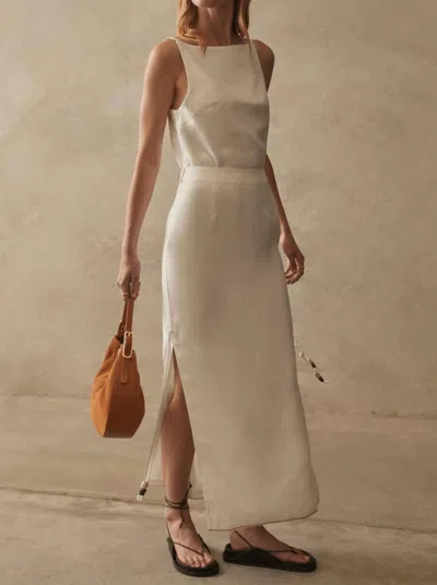 Sancia Talulah Maxi Skirt In White Haven