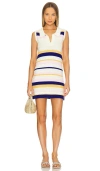 Sancia Women's Azra Striped Pointelle Knit Minidress In Ivory