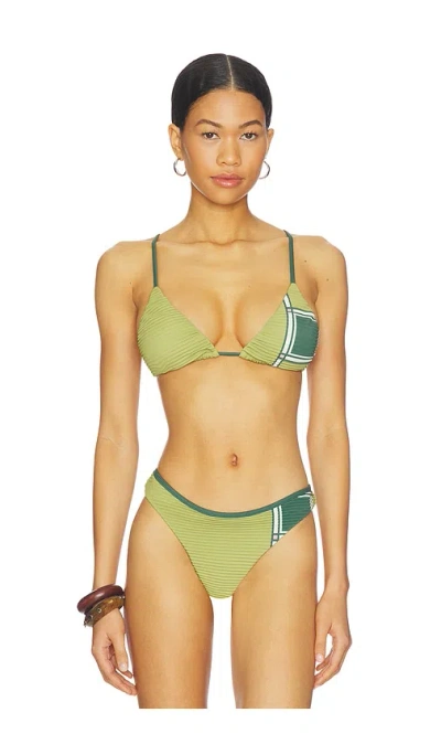 Sancia The Bailey Bikini Top In Green