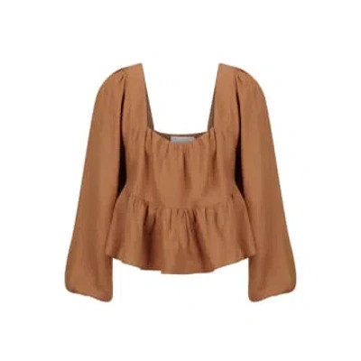 Sancia The Bess Top In Brown