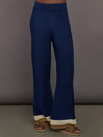 Sancia The Florida Knit Pants In Blue