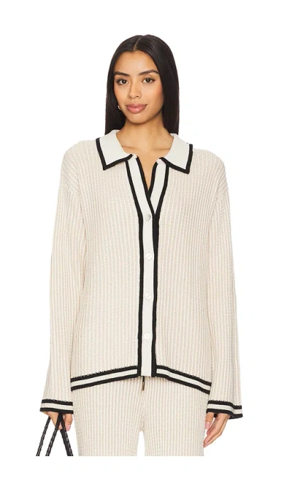 Sancia The Josefina Knit Shirt In Beige