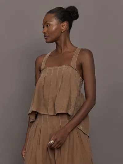 Sancia The Lulu Top In Brown