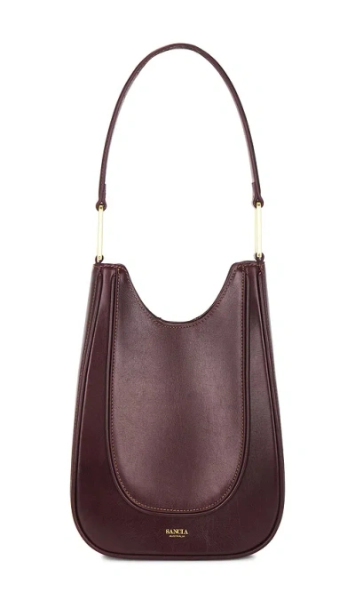 Sancia The Montero Shoulder Bag In Purple
