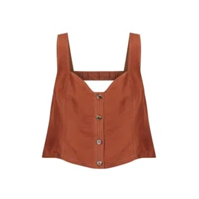 Sancia The Nora Top In Burgundy