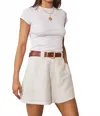 Sancia The Telese Shorts In Vanilla In White