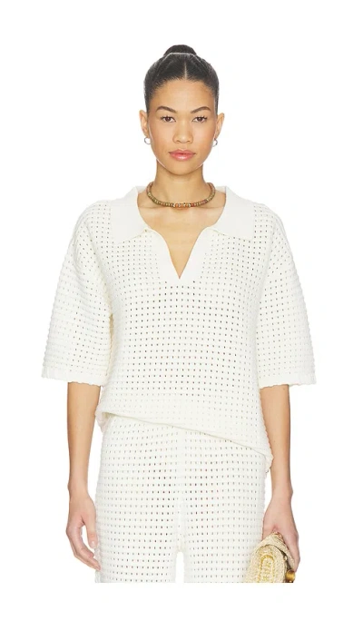 Sancia The Zarni Knit Shirt In White