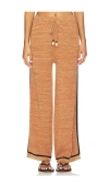 Sancia Tommy Knit Pant In Orange
