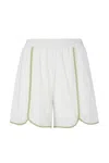Sancia Women's Joelle Short In Creme Pistachio In Multi