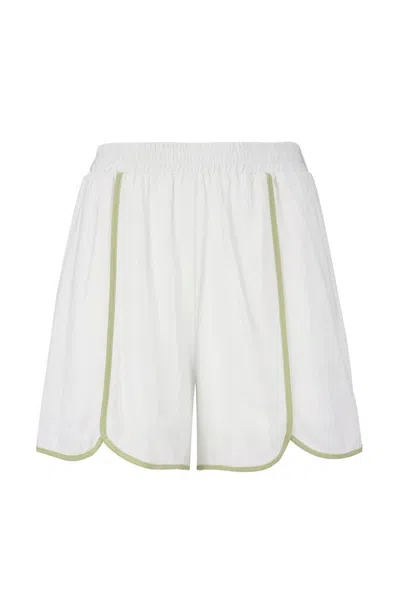 Sancia Women's Joelle Short In Creme Pistachio In Multi